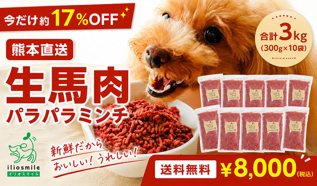 生馬肉パラパラミンチがお得な10袋セットで登場！