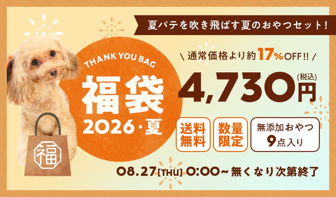 通常価格より約17%OFF！夏の福袋販売！