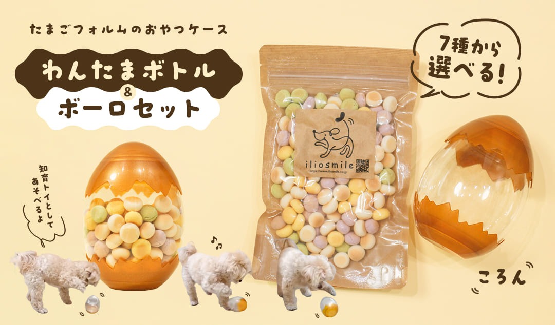 選べるボーロ + わんたまボトルセット