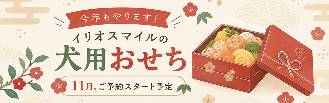 今年もやります！犬用おせち