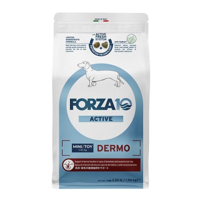 【FORZA10 フォルツァディエイチ】デルモ アクティブ ミニ 皮膚ケア 1.5kg