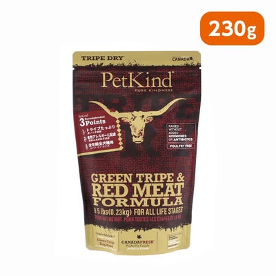 【PetKind ペットカインド】トライプドライ GOLD LINE レッドミート 230g