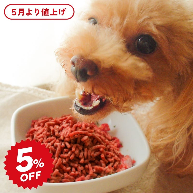 にくの日セール 【熊本直送】生馬肉パラパラミンチ 300g | 犬用