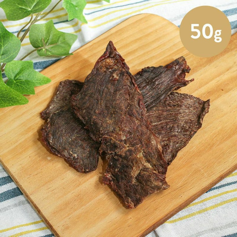 週末セール：【国産 無添加】牛もも肉ジャーキー 50g