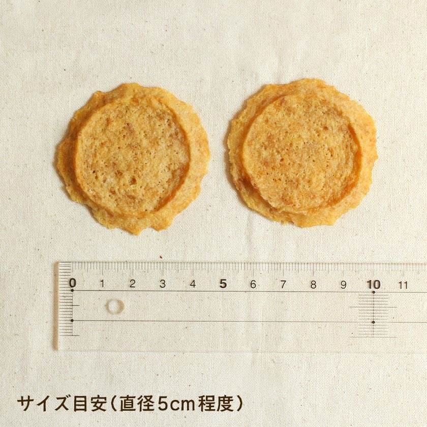 サメチップのサイズ目安