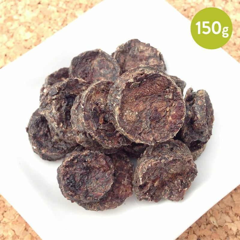 週末セール：【無添加】天然ハーブ育ちモンゴル産 馬肉ミニチップ ミックス 150g