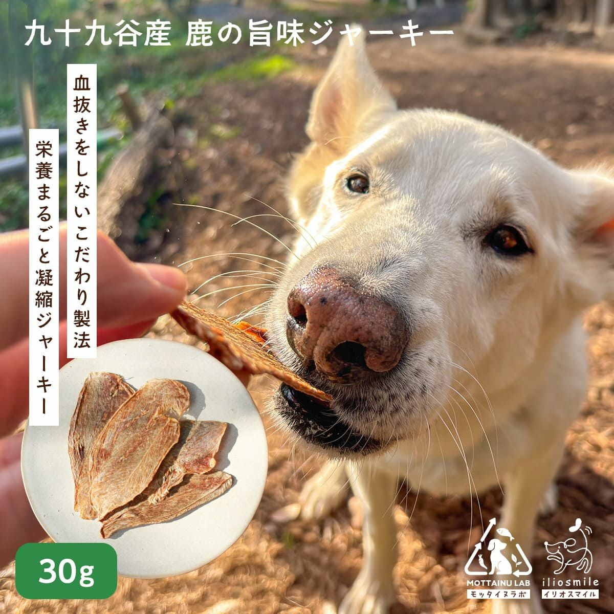 無添加 国産】千葉県九十九谷産 鹿の旨味ジャーキー 100g | 【公式】犬